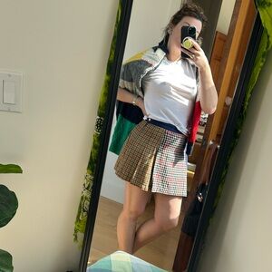 Rowing Blazers target drop plaid pleated skirt